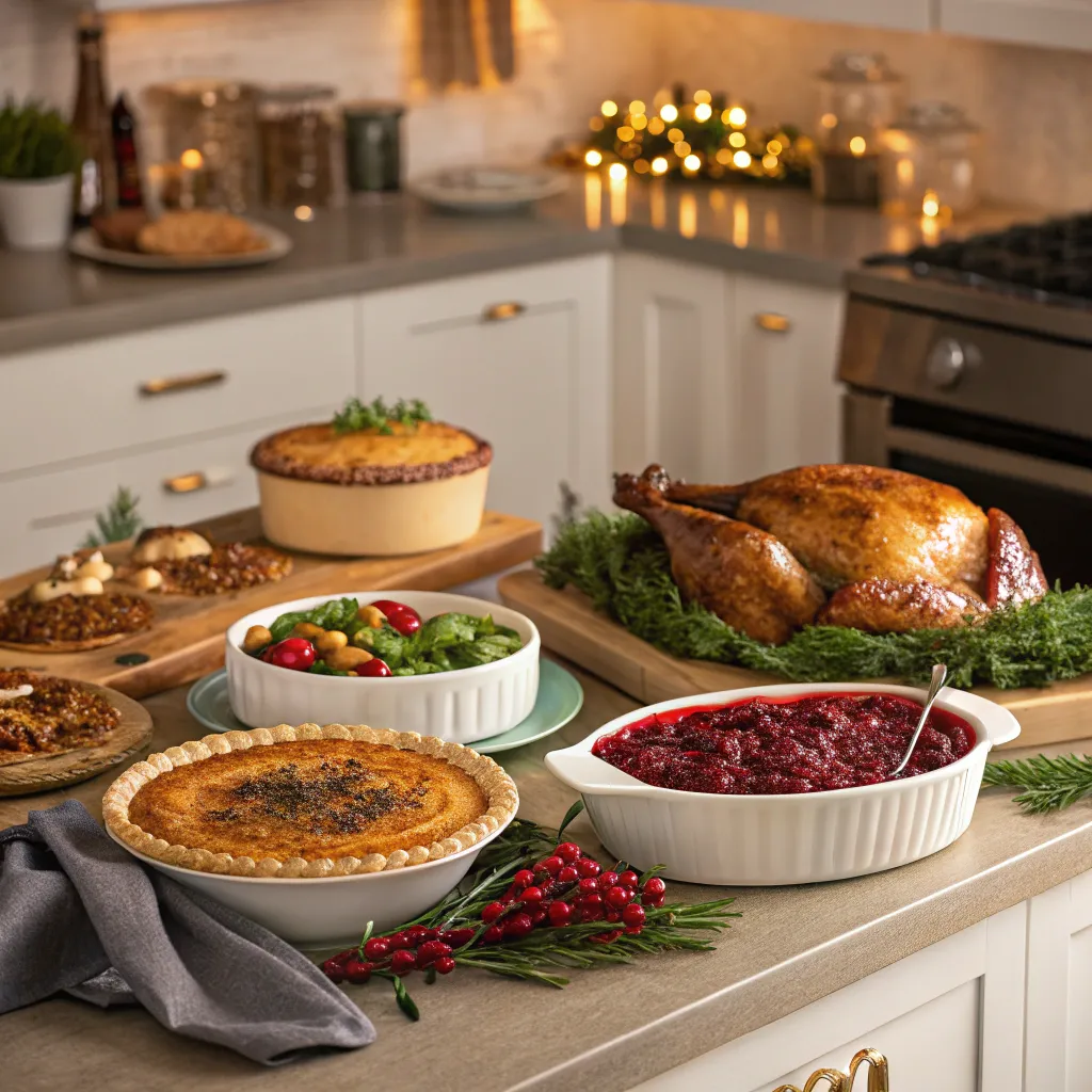 Festive holiday cooking